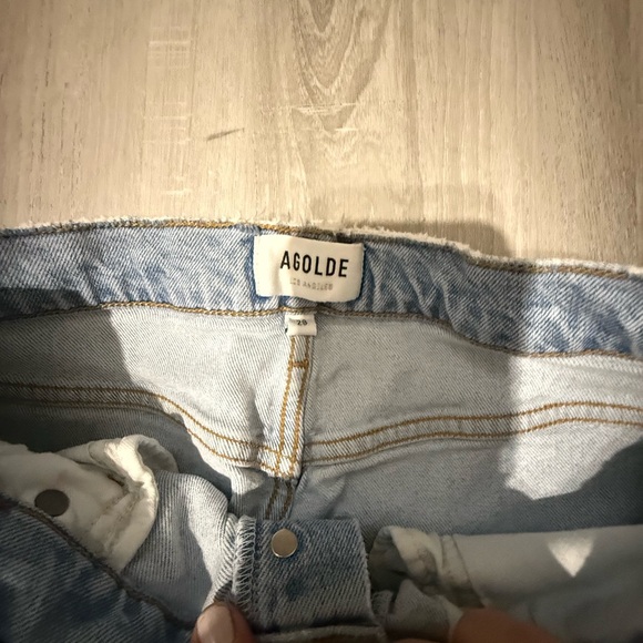 Agolde Riley Cropped Jeans - Picture 5 of 7